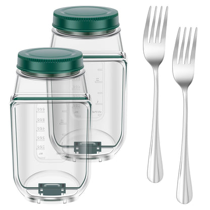 Salad Pod Jar — Leakproof, Dishwasher Safe & Meal Prep Ready