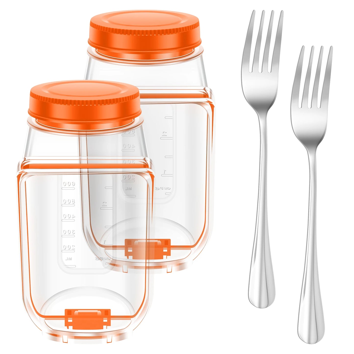 Salad Pod Jar — Leakproof, Dishwasher Safe & Meal Prep Ready