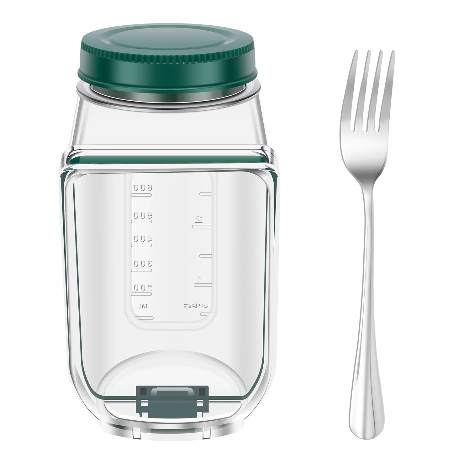 Salad Pod Jar — Leakproof, Dishwasher Safe & Meal Prep Ready