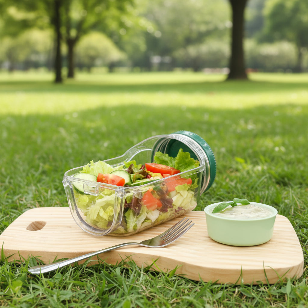 Salad Pod Jar — Leakproof, Dishwasher Safe & Meal Prep Ready