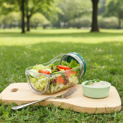 Salad Pod Jar — Leakproof, Dishwasher Safe & Meal Prep Ready