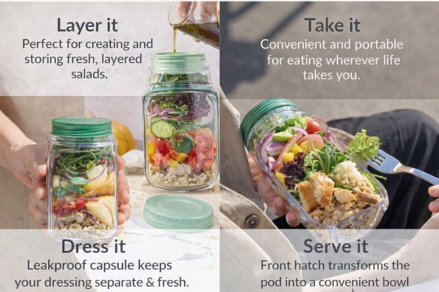 Say Goodbye to Soggy Salads and Leaky Containers